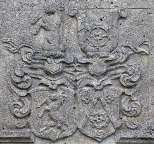 Ehewappen Familie von Höchst und von Miller